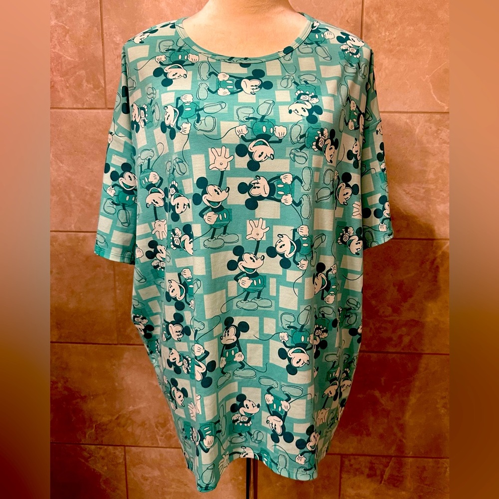 Lularoe Mickey Mouse blouse.    A102